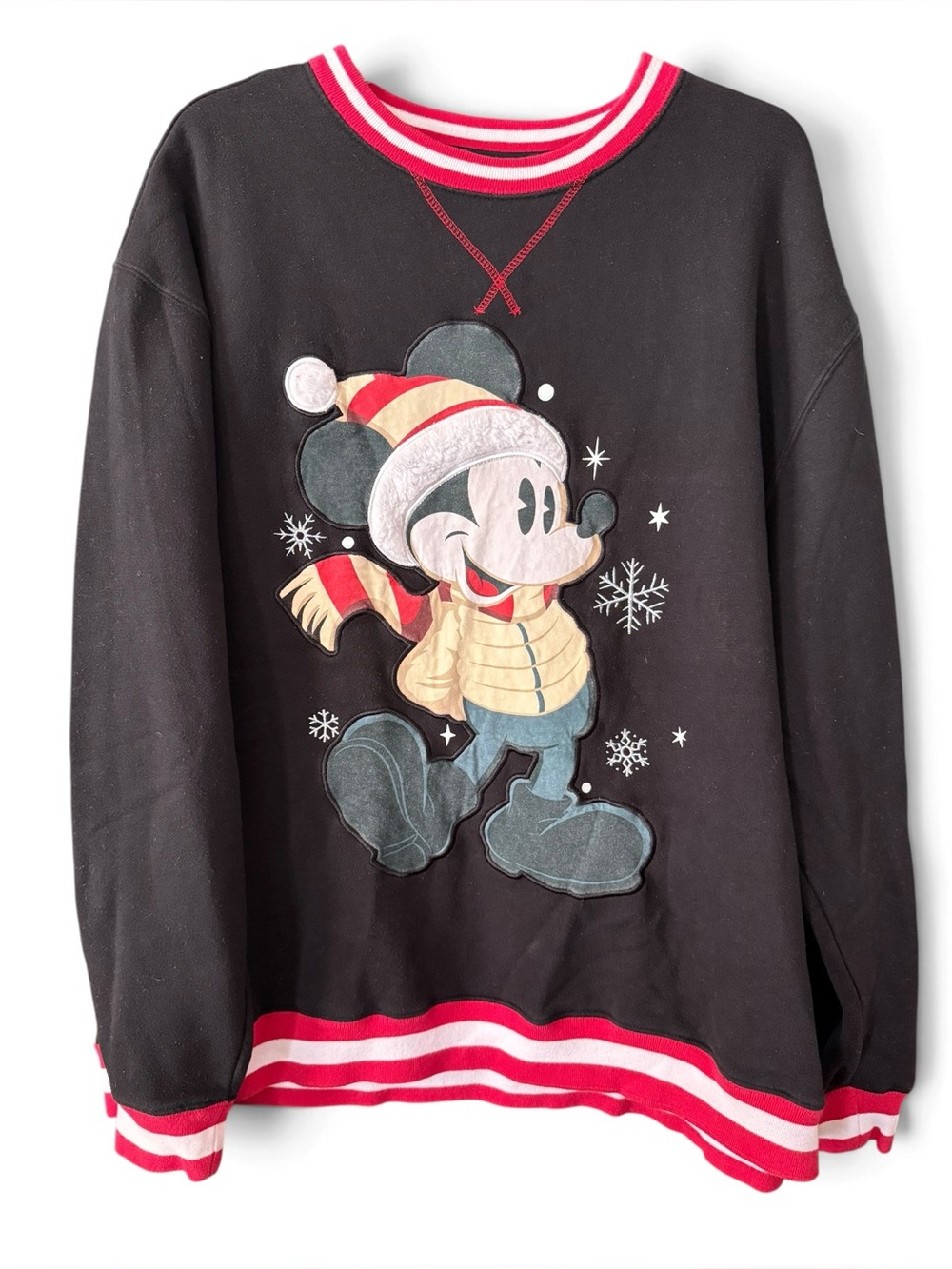Disney Micky Mouse Holiday Sweatshirt XL
